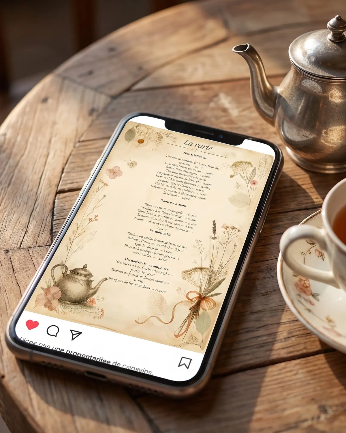 Instagram : la carte